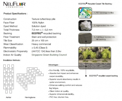 Ковровая плитка Neuflor Pebble 2010-09