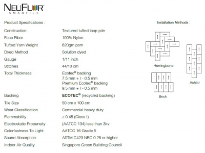 Ковровая плитка Neuflor City 2009-18